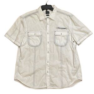 ARMANI Exchange Mens Button Down Shirt